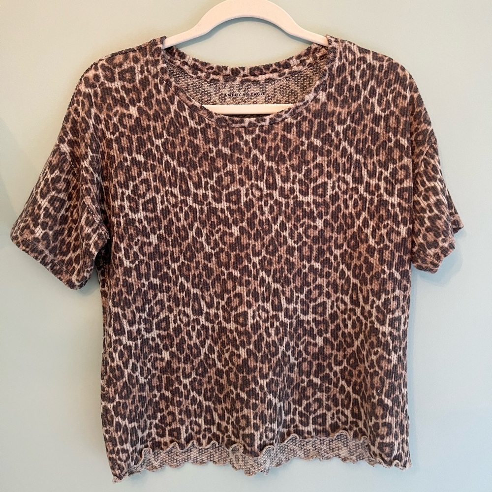 American eagle cheetah tee